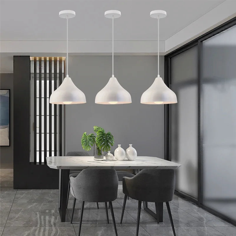 Modern Pendant Ceiling Lamps: Loft Restaurant Droplight Perfect for Dining Room - Nordic Hang Lights