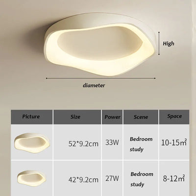 Modern LED Ceiling Lamp - Stylish Indoor Lighting Fixture for Living Room, Dining Room, Bedroom