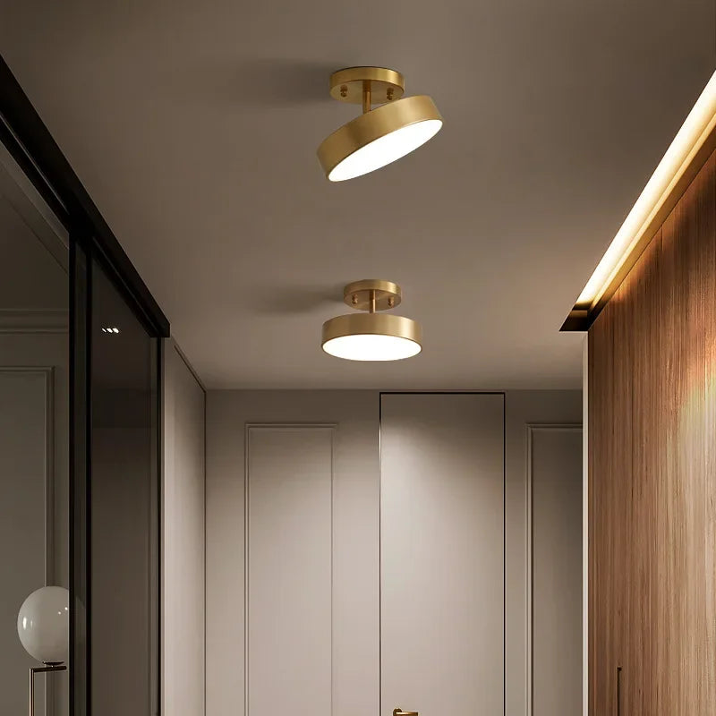 New Gold Ceiling Lamp – A Touch of Nordic Luxury for Your Home