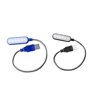 Portable USB LED Mini Book Light - Flexible 6 LEDs for Power Bank, Laptop, Notebook, PC
