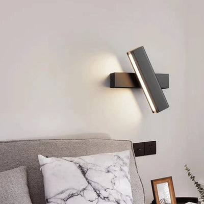 Modern Rotating LED Wall Lamp - Ideal for Bedside, Study, Dining Room, Bedroom, Foyer