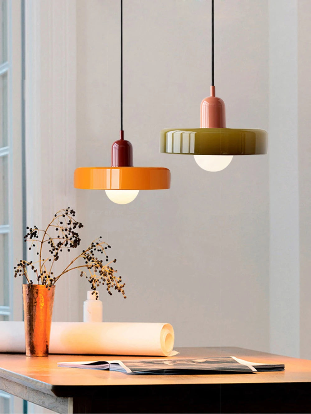 Nordic Pendant Light – Elegant Glass Decorative Lamp for Indoor Spaces