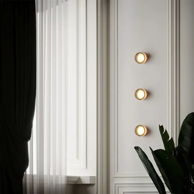 Nordic Round Wall Light - Elegant European Sconce Fixture for Multiple Spaces