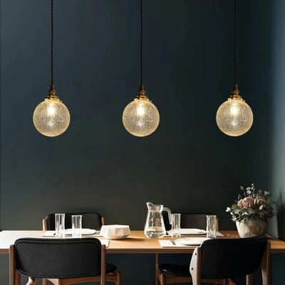 Modern French Retro Glass Pendant Light: Elevate Your Space with Creative Elegance