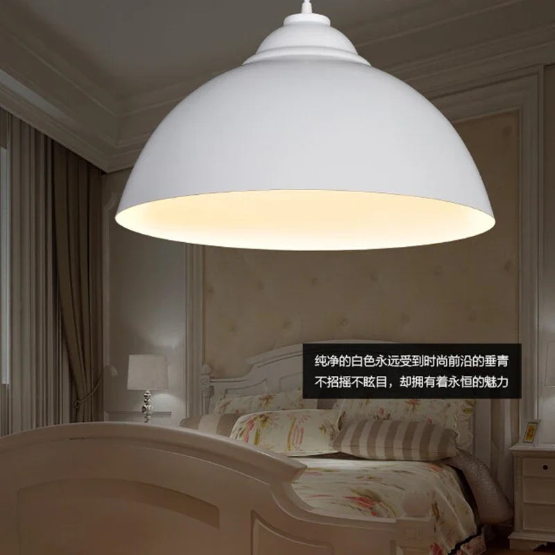 Contemporary Semicircle Aluminum Chandelier - Modern Minimalist Lighting Fixture for Restaurants, Hotels, and Bedrooms