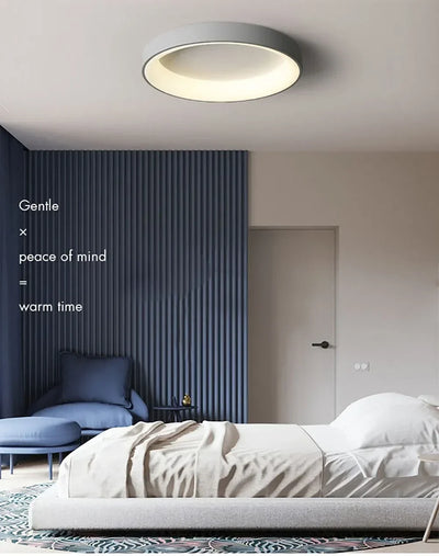 Nordic Modern LED Ceiling Light – Sleek Round Fixture for Indoor Spaces