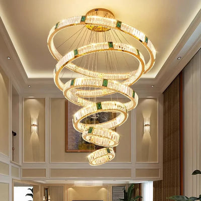 Modern Crystal Chandelier - Elegant Illumination for Home Decor