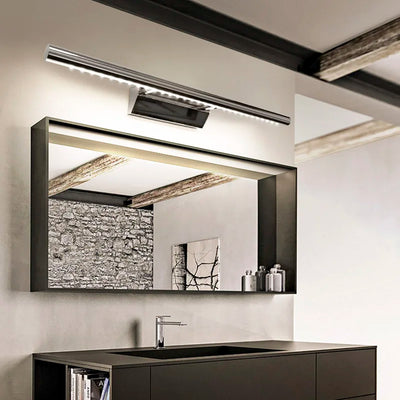 Modern LED Wall Lamp: Aluminum & Stainless Steel Design for Bathroom Mirror Cabinets