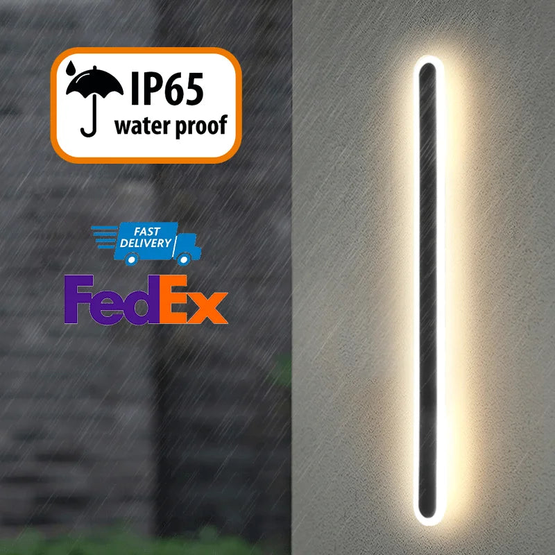 Contemporary Ambiance: Modern Waterproof LED Wall Lights for Gardens and Porches