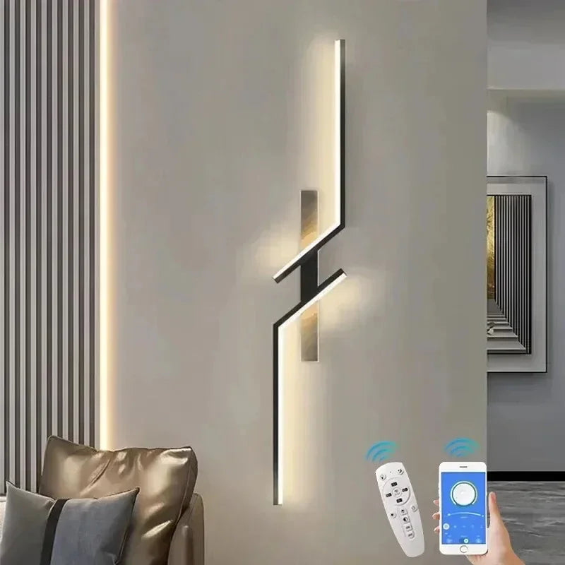 Modern LED Bedside Wall Lamp for Living Room, Bedroom, Stairs, TV Background - Minimalist Interior Wall Light