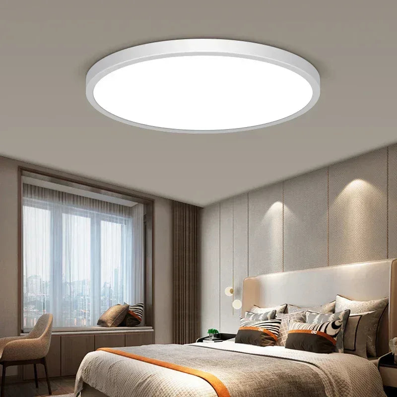 Ultra-Thin LED Ceiling Panel Light – Modern Surface Mounted Lamp (6W ...