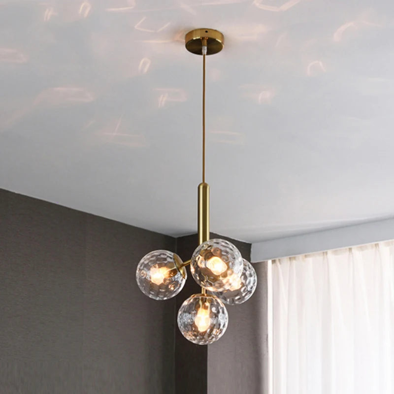 Modern Glass Ball Chandelier Pendant Lights - Stylish Illumination for Home Decor