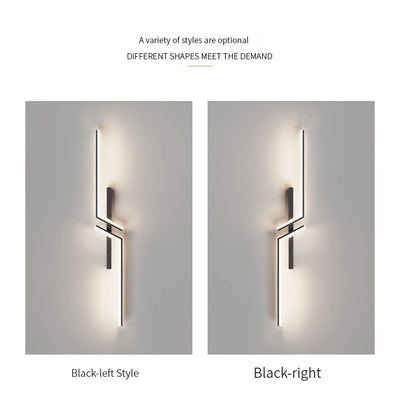 Modern LED Bedside Wall Lamp for Living Room, Bedroom, Stairs, TV Background - Minimalist Interior Wall Light