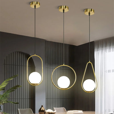 Modern Pendant Light: Perfect for Living Room, Dining, Kitchen, Bedroom - Nordic Style Ceiling Chandelier