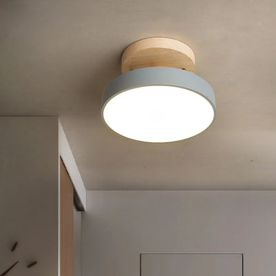 Nordic Macaron Corridor Light: Simple Modern Ceiling Light for Balcony Entrance, Hallway