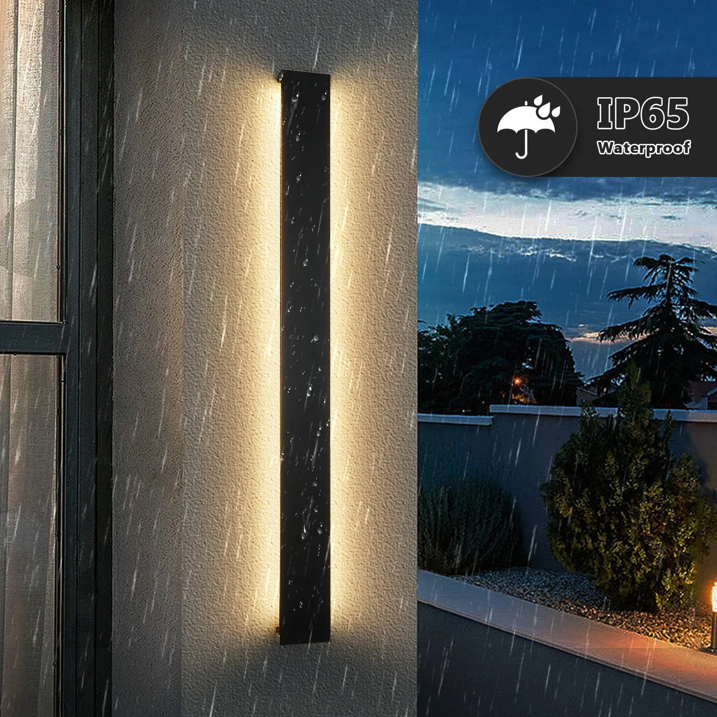Modern Waterproof LED Wall Light - Outdoor Lighting for Home Garden and Outdoor Decor