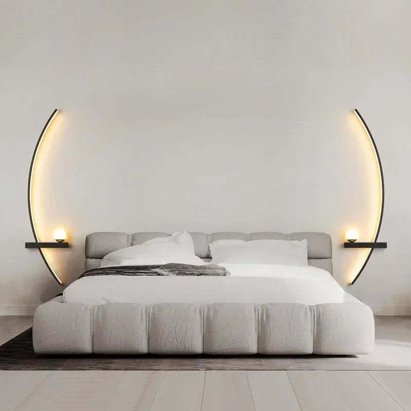 Modern LED Wall Lamp - Stripes Wall Sconce for Bedroom, Living Room, and Indoor Decor