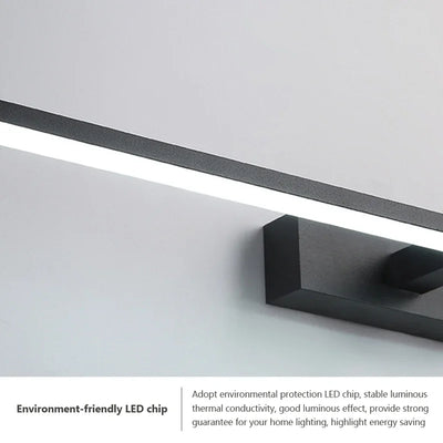 Modern LED Wall Lamp - Sleek Bathroom Mirror Light with Three Color Options