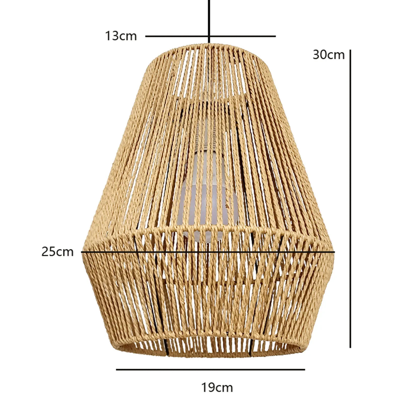 Woven Lampshade Chandelier Cover: Elegant Hanging Light Shade for Dining Rooms, Restaurants