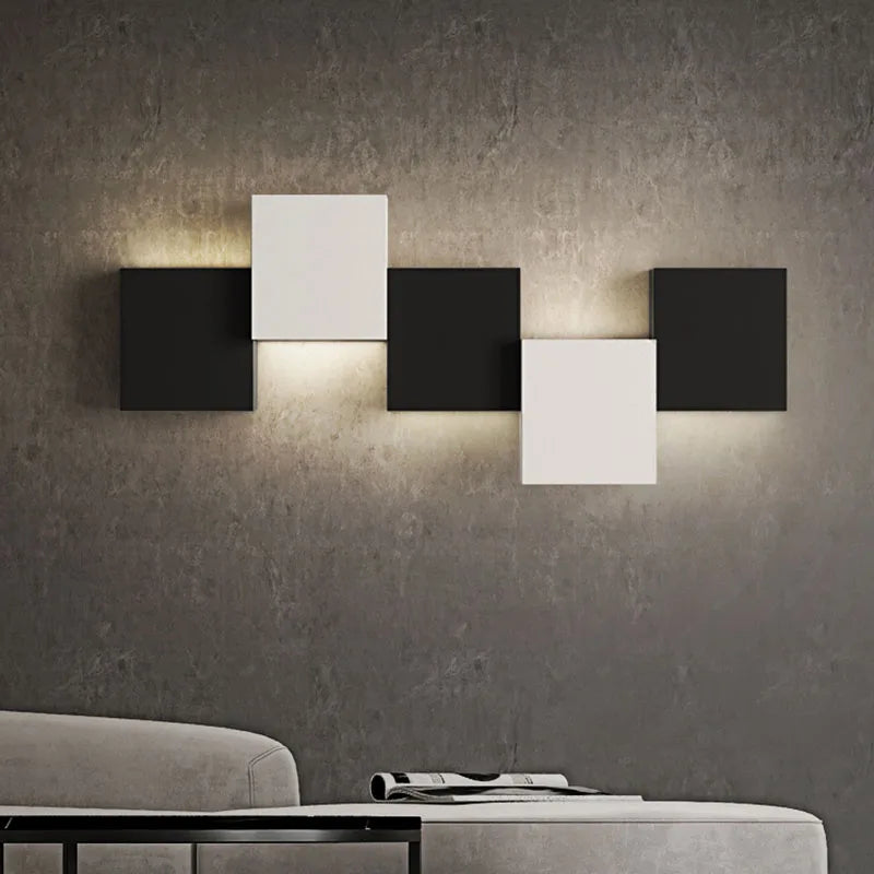 Modern LED Wall Lamp: Functional Up & Down Lighting Living Room Bedroom Background