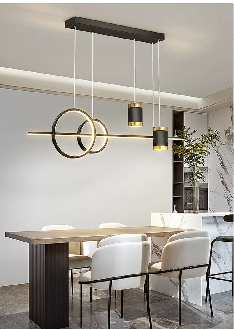 Modern LED Pendant Light – Luxury Dining Room Starry Chandelier