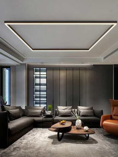 Modern Surface Mounted Ceiling Lights - Sleek Minimalist Lighting Fixture for Aisle, Bedroom, and Dining Room