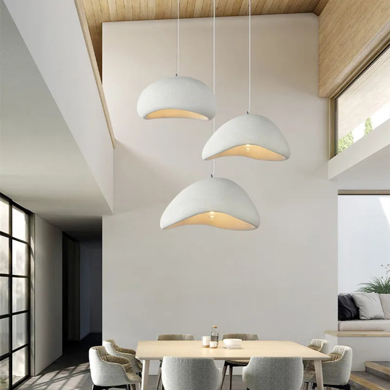 Nordic Wabi Sabi E27 LED Pendant Light - Contemporary Elegance for Every Space