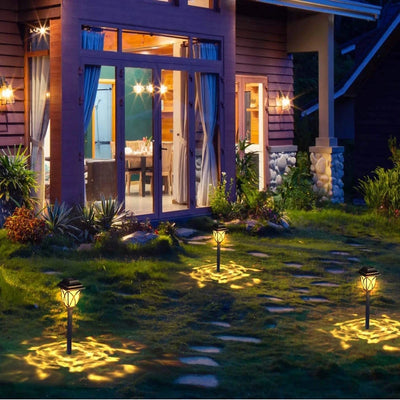 2pcs/Lot LED Solar Lawn Lights – Outdoor Waterproof Garden Decoration Lamp for Walkways, Yards, and Driveways