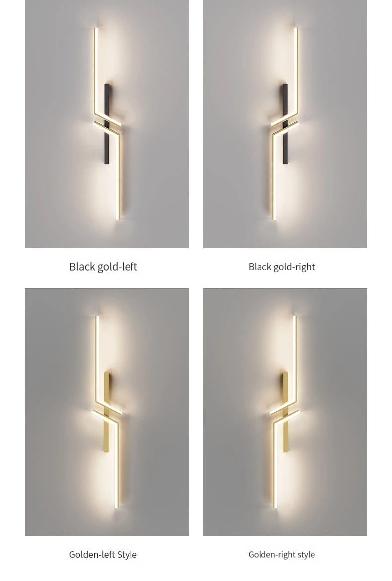 Modern LED Bedside Wall Lamp for Living Room, Bedroom, Stairs, TV Background - Minimalist Interior Wall Light