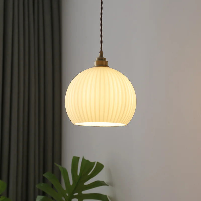 SANDYHA Glass Pendant: Modern Charm & Warm Light for Your Space