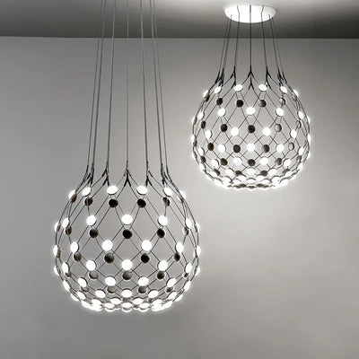 Modern LED Living Room Pendant Light - Minimalist Creative Art Restaurant Chandelier