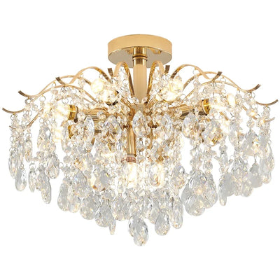 Modern Luxury Ceiling Chandelier LED Living Room Light Crystal Light Lustre Room Decoration Lamp Kitchen Ceiling Pendant Lights