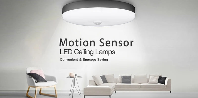 Motion Sensor LED Ceiling Lamp – Smart Panel Light for Home