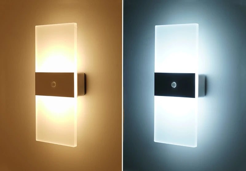 Motion Sensor Wireless LED Wall Lamp – Versatile Indoor Lighting Solution