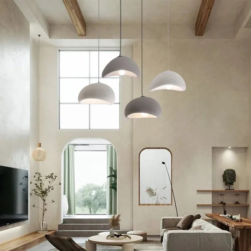 Nordic Wabi Sabi E27 LED Pendant Light - Contemporary Elegance for Every Space