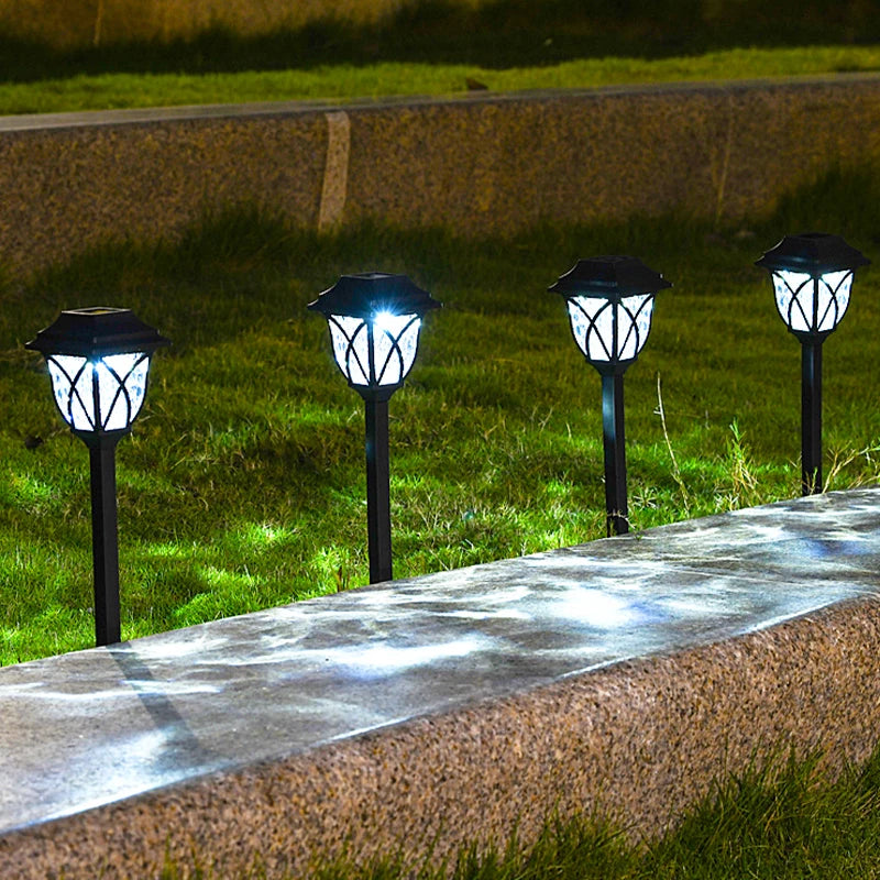 10 Pack Solar Path Lights: Bright, Waterproof LED Lawn, Yard Lights for Outdoor Landscape Pathways