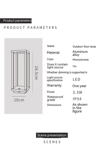 Rechargeable IP54 LED Table Lamp – Touch Control, 3 Brightness Levels, Waterproof