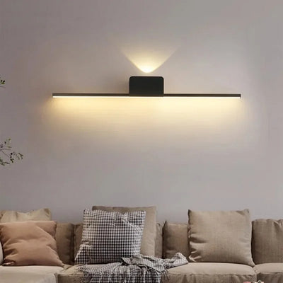 Modern Minimalist LED Wall Lamp - Dimmable Bedroom & Living Room Sconce