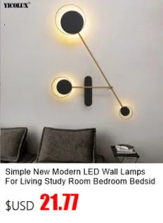 Modern Circle Background Decoration Lamp – LED Wall Light