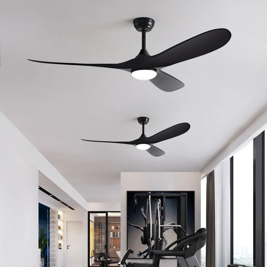 Low Floor Modern Ceiling Fan: Sleek Design with Remote Control and Rev ...