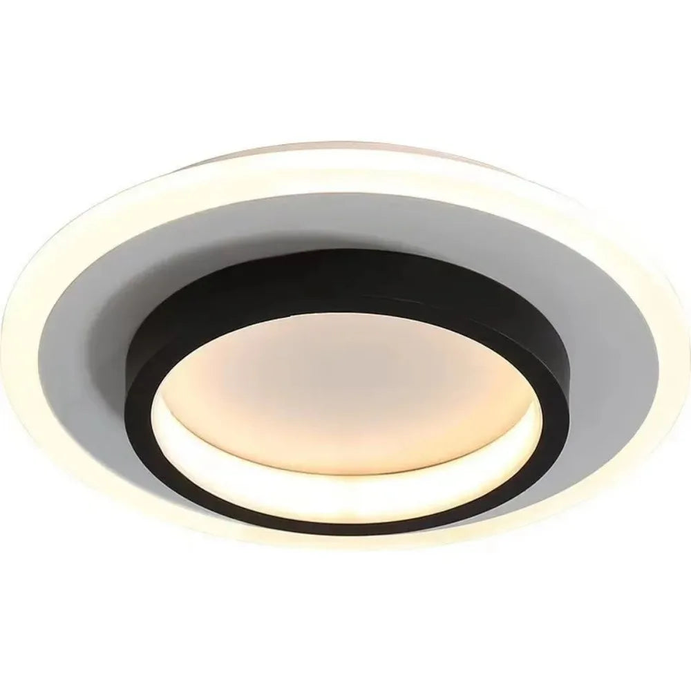 Contemporary Indoor Modern LED Metal Mount Ceiling Light - Stylish Lighting Fixture for Living Room, Bedroom, Hotel