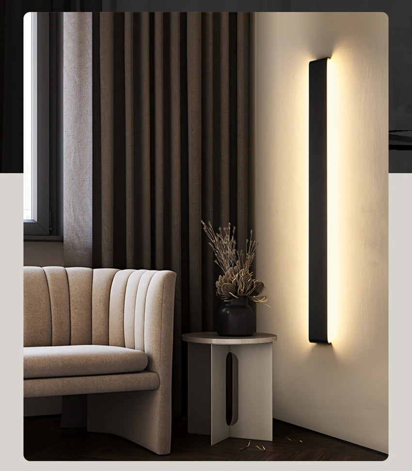 Modern LED Up and Down Wall Lamps: Aluminium Wall Light for Bedroom, Living Room, Corridor