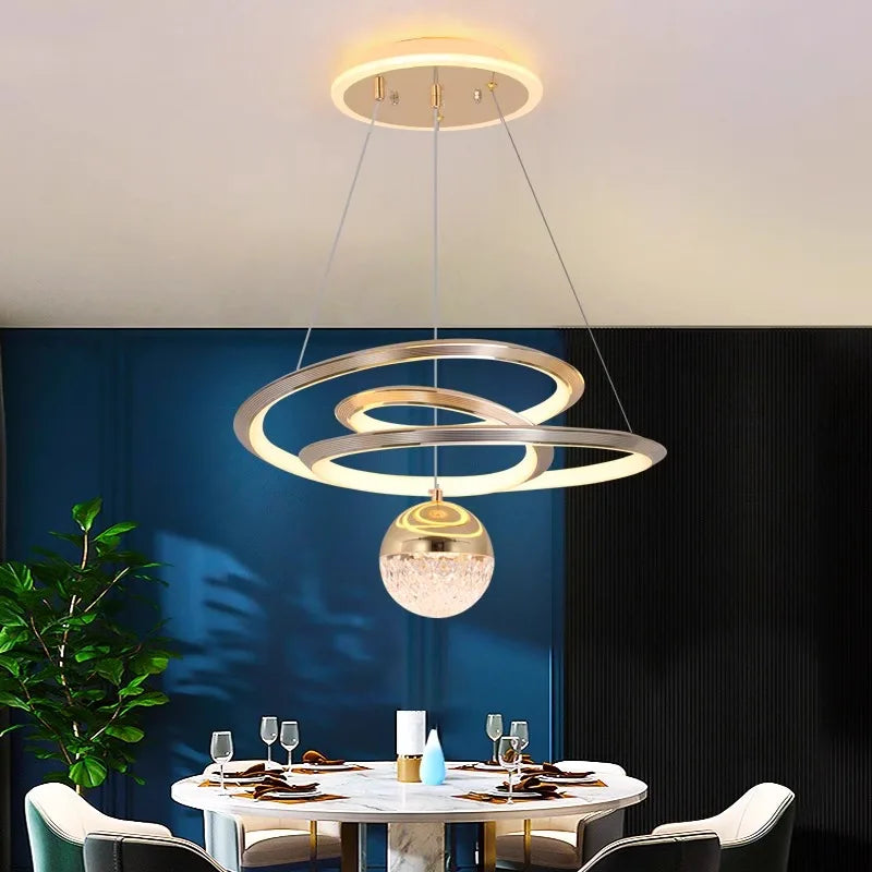 Modern Home Decor LED Pendant Lights - Chandeliers for Living Room and Dining Room