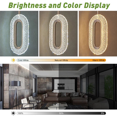 Modern LED Pendant Light for Living, Dining, Bedroom, Kitchen, and Bathroom Decor