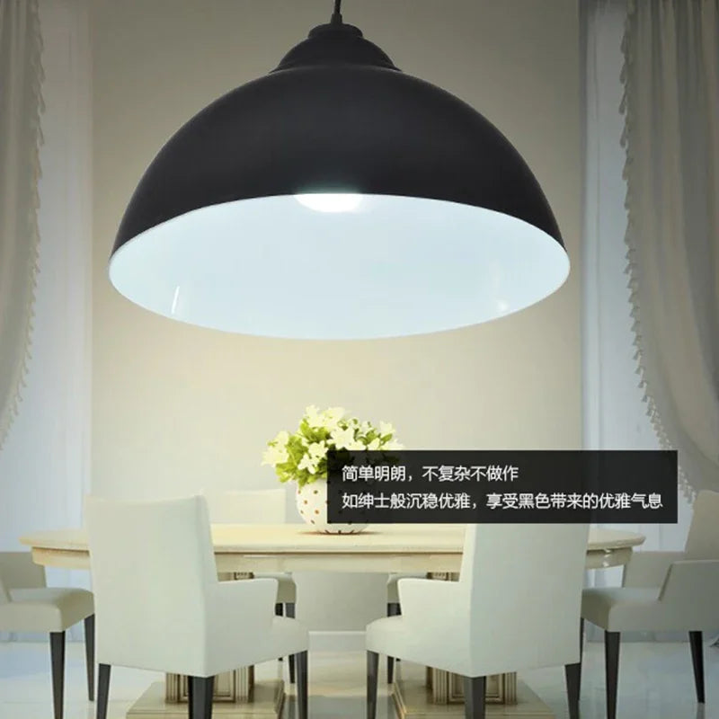 Contemporary Semicircle Aluminum Chandelier - Modern Minimalist Lighting Fixture for Restaurants, Hotels, and Bedrooms