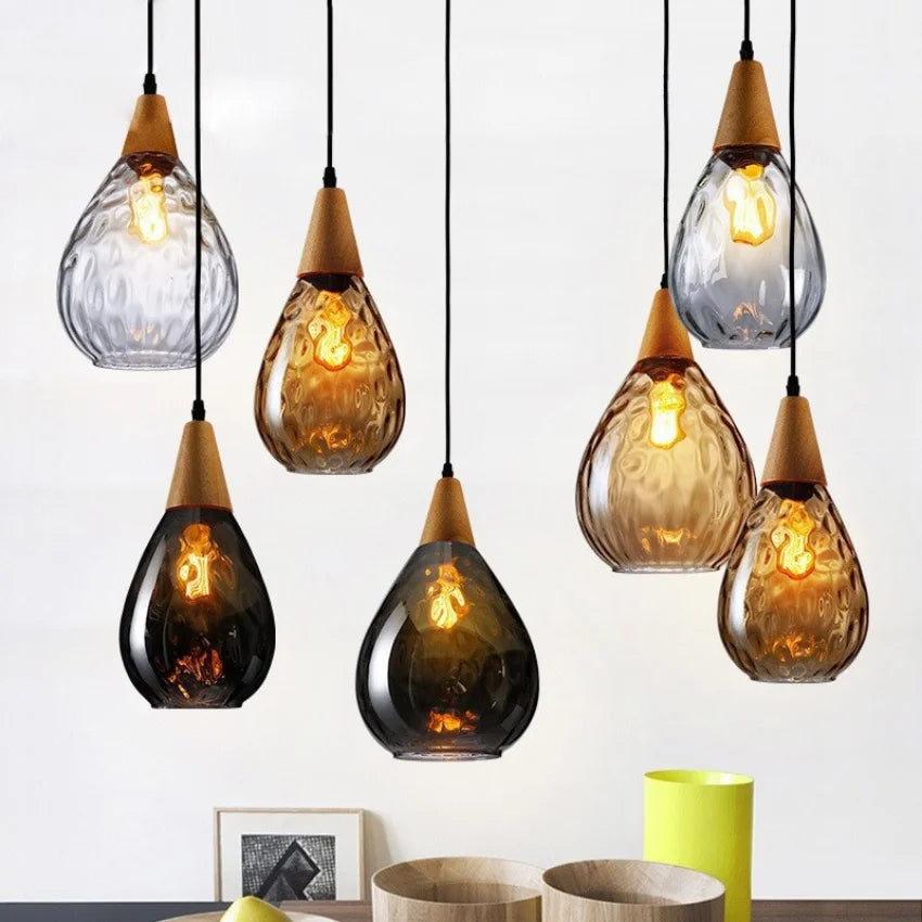 Modern Retro Glass Pendant Lighting - Enhance Your Space with Timeless Elegance