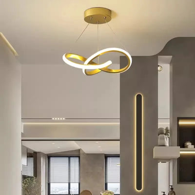 Modern LED Dining Room Lamp: Personality and Creativity Blend in this Nordic Modern Simple Chandelier Dining Rooms and Hotels