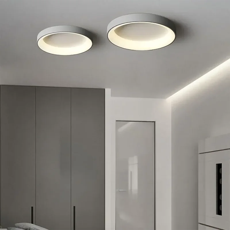 Nordic Modern LED Ceiling Light – Sleek Round Fixture for Indoor Spaces