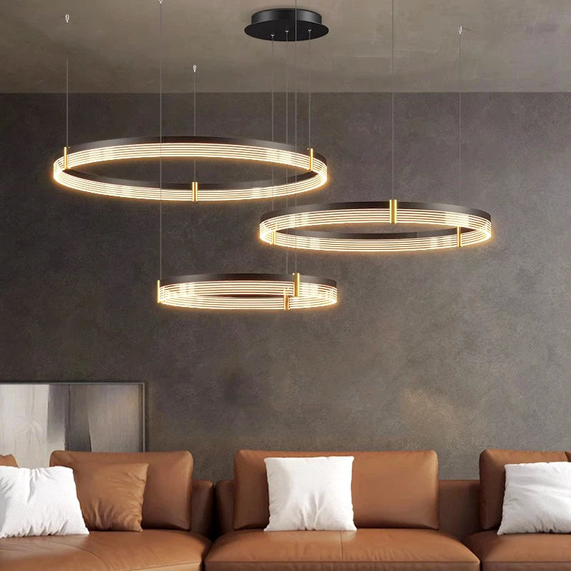 Modern Pendant Lights for Indoor Lighting, Ceiling Lamp and LED Chandeliers Perfect for Living Room Illumination