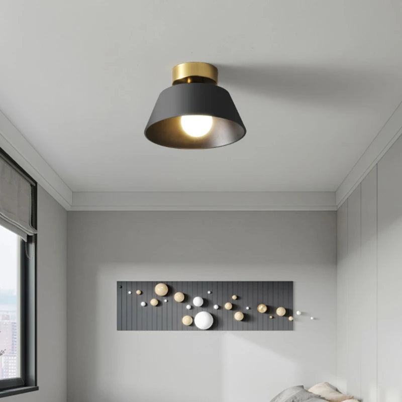 Vintage Iron Art Ceiling Light - Retro Nordic Style Chandelier for Kitchen, Aisle, Corridor